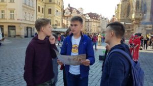 Prague treasure hunt for students